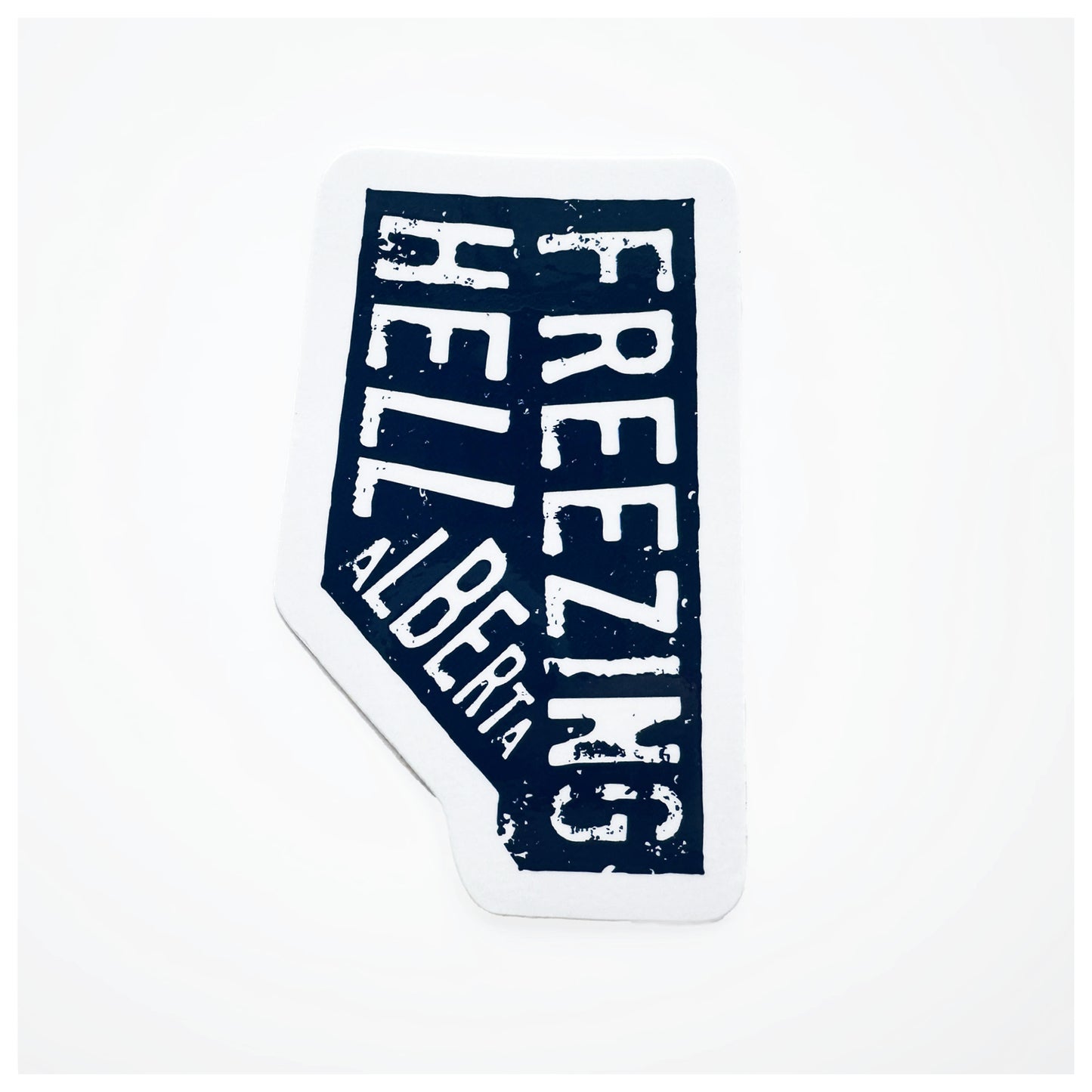 freezing hell alberta | Sticker