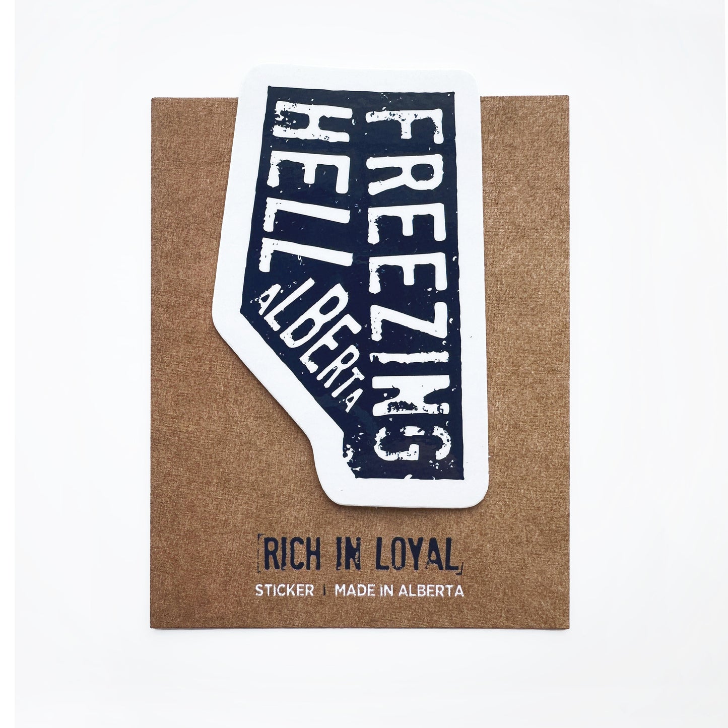 freezing hell alberta | Sticker