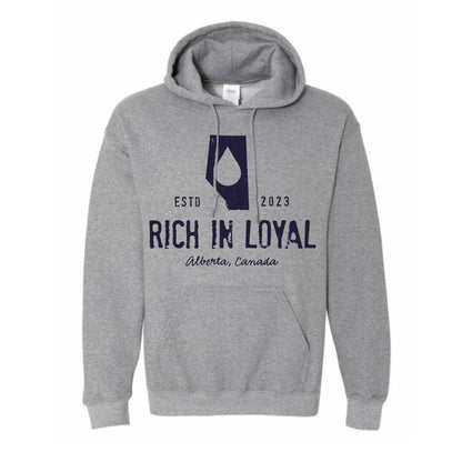 Rich in Loyal Alberta, Canada- ADULT Unisex Hoodie