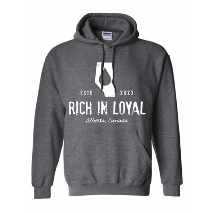 Rich in Loyal Alberta, Canada- ADULT Unisex Hoodie