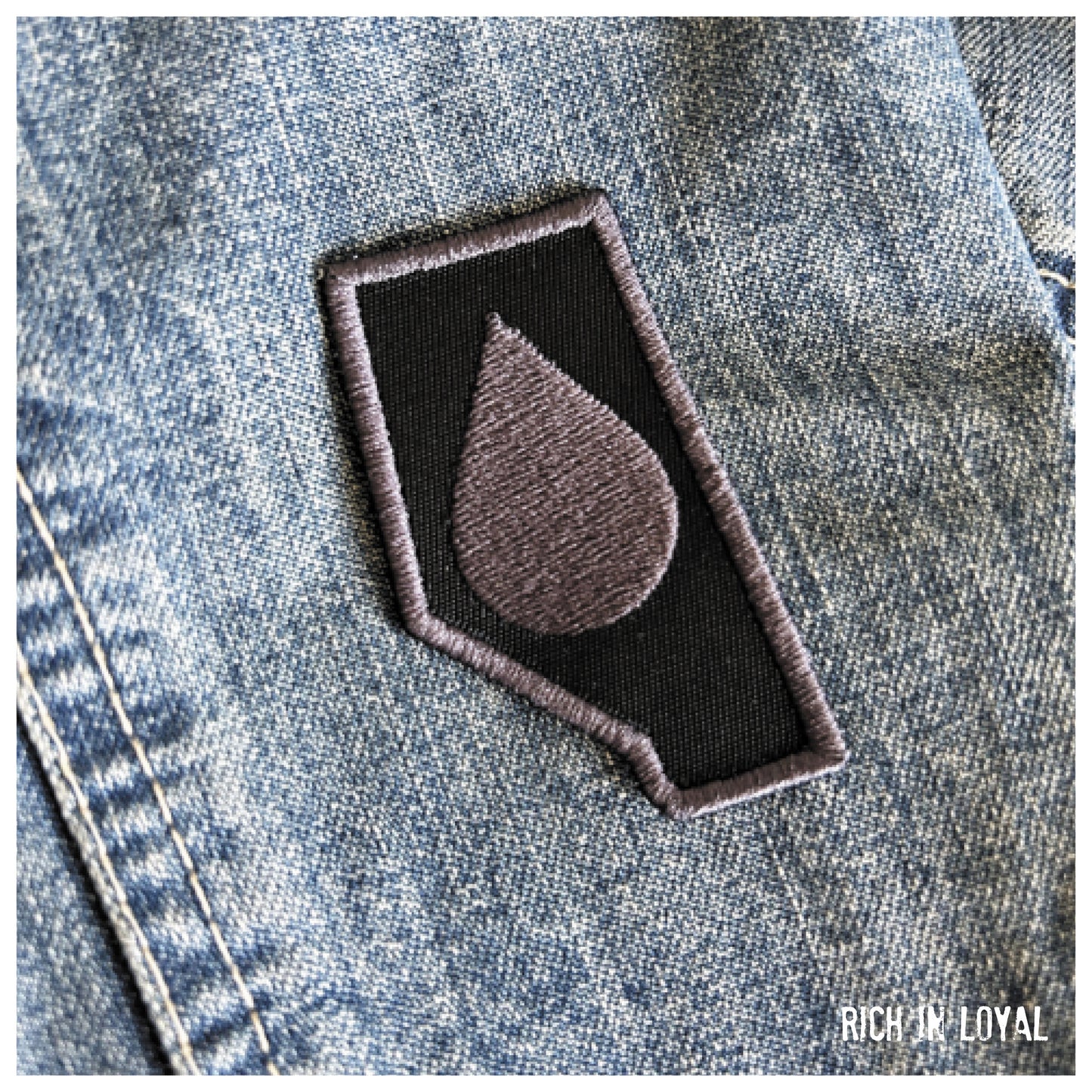 Alberta Oil - Black Embroidered Patch