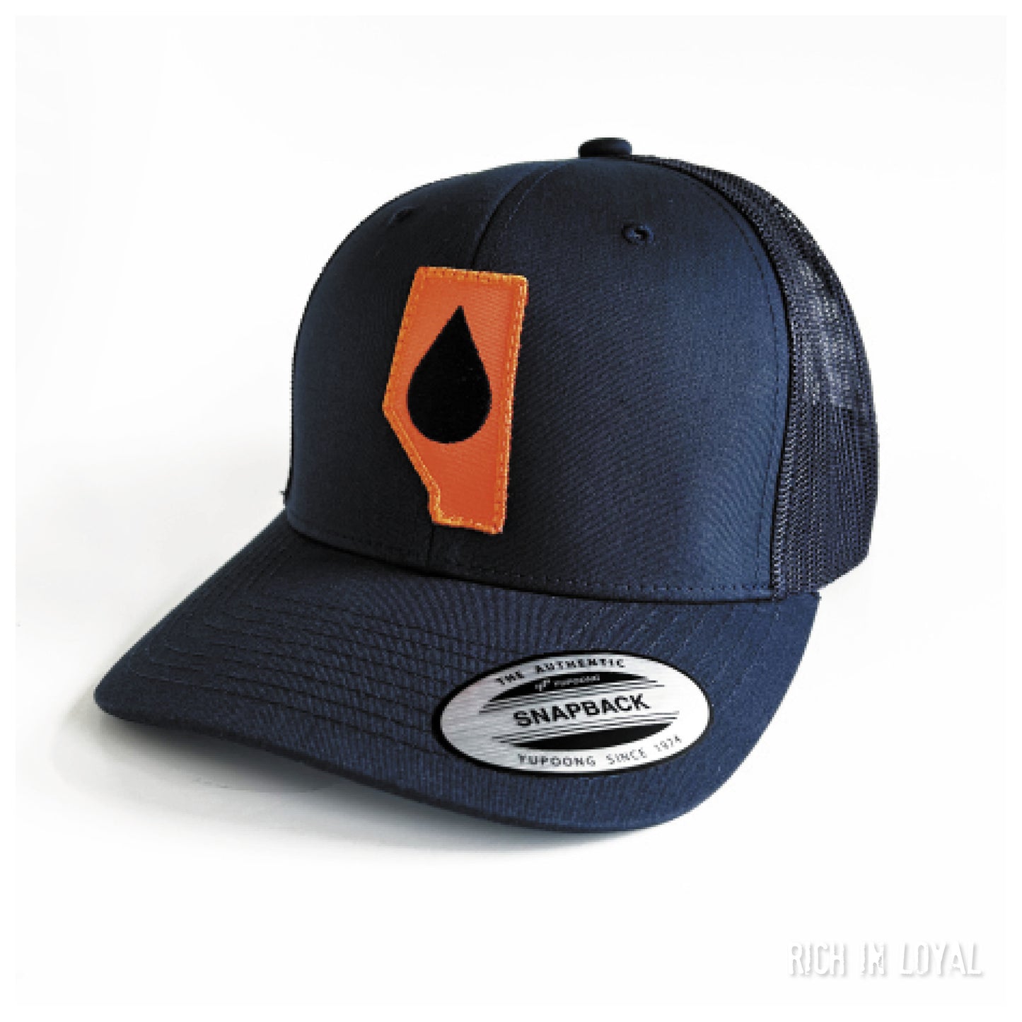 Alberta Oil - Navy - Retro Trucker Cap