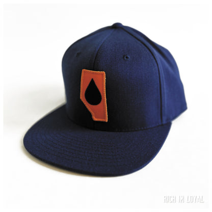 Alberta Oil - Navy - Flexfit Snapback Cap