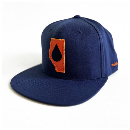 Alberta Oil - Navy RIL - Flexfit Snapback Cap